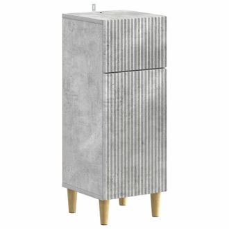 vidaXL Armario De Almacenamiento Para Ba&ntilde;o Arnhem Gris Hormig&oacute;n Vidaxl
