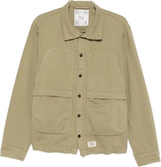 RANRA Ranra, Jassen, Heren, Groen, L, Nylon, Epitome Overshirt