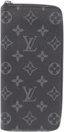 Louis Vuitton Pre-owned Wallets, male, Black, Size: ONE SIZE Pre-owned Canvas wallets