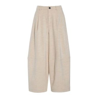 Bitte Kai Rand Wijde broek - Dames - Broeken - Beige - Maat: XL