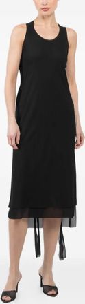 SETCHU sheer tank dress - Zwart