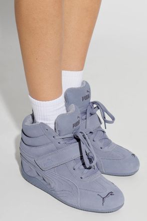 Puma Speedcat Sports Shoes On A Wedge Heel, Womens, Grey