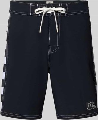 Quiksilver Regular Fit Shorts mit Logo-Patch Modell Arch in BLACK, Gr&ouml;&szlig;e 30
