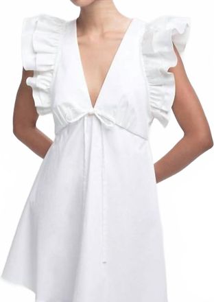 Kika Vargas Nola Mini Dress In White