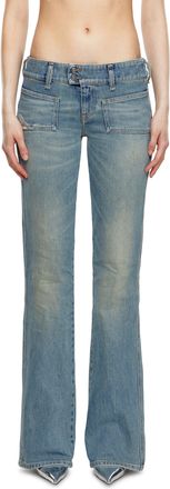 Diesel Bootcut Jeans - D-Hush - Jeans - Woman - Blue