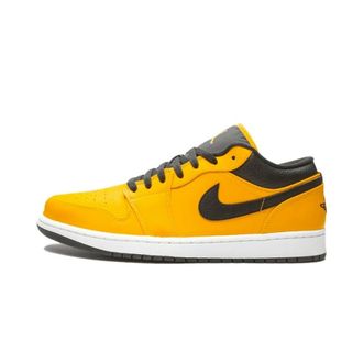 Nike Jordan 1 Low University Gold - unisex - Sport - Geel - Maat: 42 EU Leer