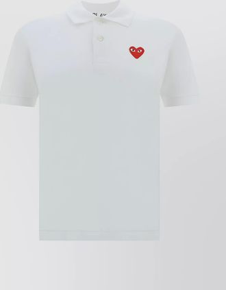 Comme Des Gar&ccedil;ons cotton slim-fit polo shirt