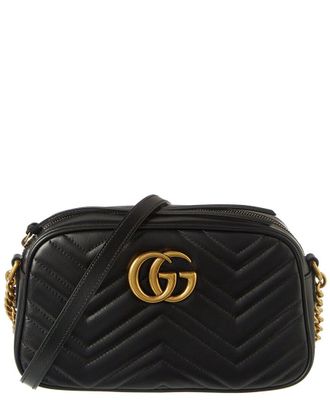Gucci Gg Marmont Small Matelasse Leather Crossbody Camera Bag