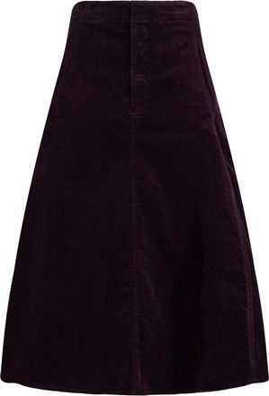 Polo Ralph Lauren Going to Velvet Trapeze - - Skirts - Donna - Viola - S
