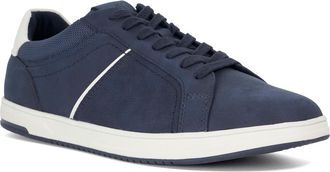 Dune London Mens TAZZY Lace-Up Trainers Size UK 8 Navy