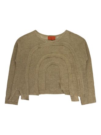 Who Decides War by Ev Bravado LArc sweater - men - Linen/Flax - S - Neutrals