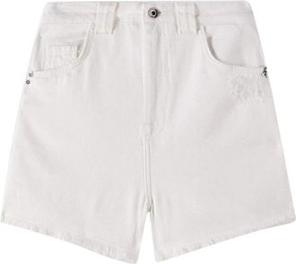 Patrizia Pepe Denim Shorts - Dames - Denim shorts - Wit - W31 - Denim - Korte Broeken