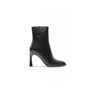 Michael Kors Schoenen, Dames, Zwart, 39 EU, Leer, Kelsea Crackled Leather Boot