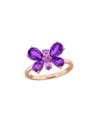 Rina Limor Rose Gold-Plated Silver 2.42 ct. tw. Gemstone Ring