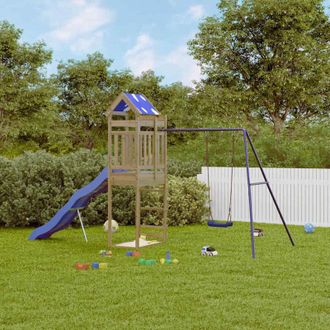 vidaXL Parque Infantil De Exterior Madera De Pino Impregnada Vidaxl