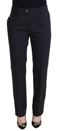 Dolce & Gabbana Grey Women Formal Tapered Womens Pants