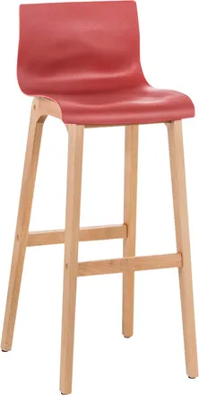Clp Sgabello Hover In Polipropilene Rosso