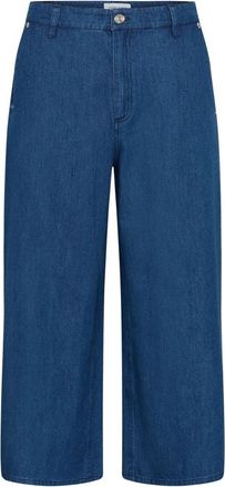Part Two Cropped Jeans - Dames - Cropped Jeans - Blauw - W32 - Denim - Jeans