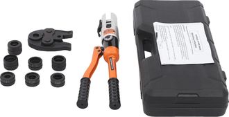 OEM Herramienta De Prensado De Tubos, Alta Fuerza De Engaste, Varios Tama&ntilde;os De Matriz, Naranja