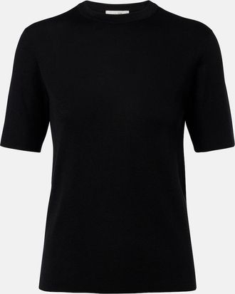 The Row Ozzi silk-blend T-shirt