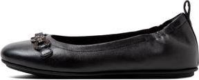 FitFlop Allegro Sparkle Ballet Flat in All Black at Nordstrom Rack, Size 6.5
