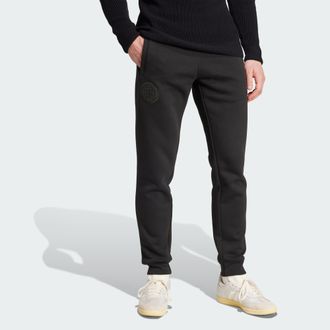 adidas Originals Mens Germany Anniversary Pants - Black Cotton - Size X-Small
