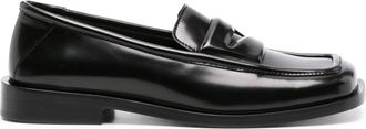 The Attico Amanda leather loafers - women - Calf Leather/Calf Leather/Calf Leather - 37.5 - Black
