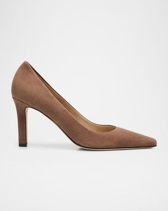 The Row 80mm Carla Suede Pumps