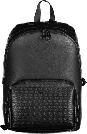 Calvin Klein Mens Monogram Backpack K50k507835 - Black