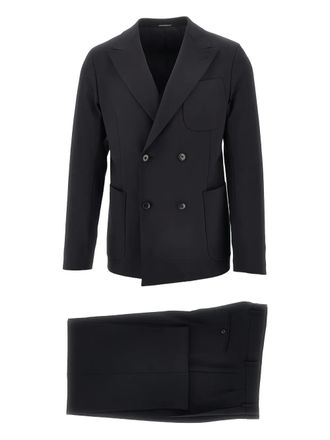 Emporio Armani double-breasted suit - Black