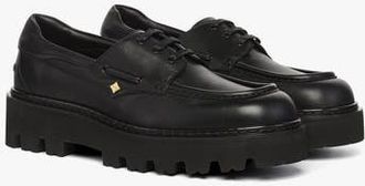 MCM Mens Platform Loafers in Calfskin in Black at Nordstrom, Size 42