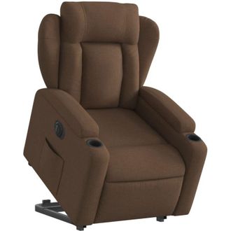 vidaXL Vidaxl - Sill&oacute;n El&eacute;ctrico Reclinable Elevable De Tela Marr&oacute;n