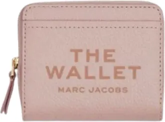 Marc Jacobs Accessoires, Dames, Roze, ONE Size, Leer, Leren Mini Compacte Portemonnee