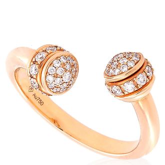 Piaget Possession 18K Rose Gold Open Ring, Size 52