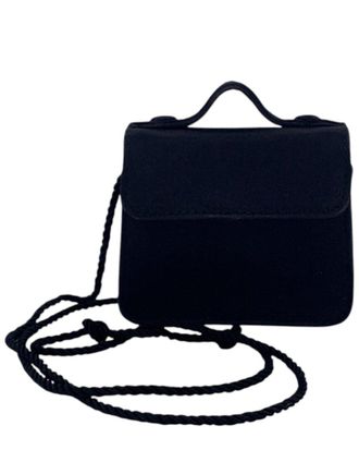 Fendi Fendi Black Cotton Minaudiere Crossbody (Authentic Pre-Loved)