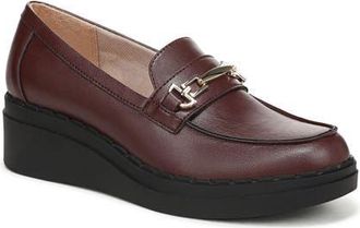 Life Stride Dolce Platform Wedge Bit Loafer in California Wine Red at Nordstrom, Size 9.5