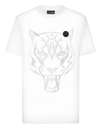 Plein Sport T-Shirt Ronde Hals Tiger