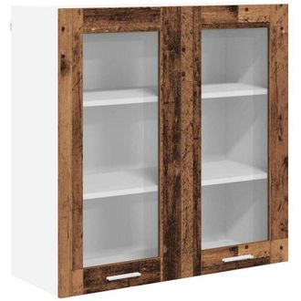 vidaXL Mueble Colgante Con Almacenamiento Madera Vieja 80 X 31 X 80 Cm Vidaxl
