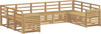 vidaXL Juegos De Sof&aacute;s Madera De Acacia S&oacute;lida Vidaxl