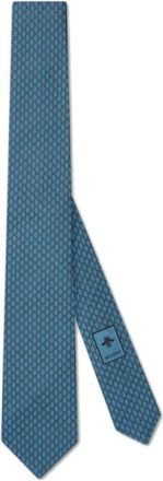 Gucci Accessoires, Heren, Groen, ONE Size, GG Silk Jacquard Tie