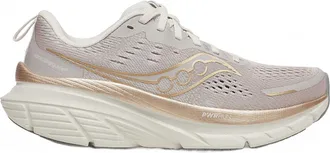 Saucony Womens Guide 18 Running Shoes In Oat Quartz