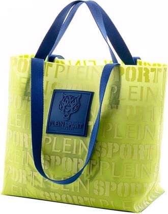 Plein Sport Koraal Gele Tote Tas voor Vrouwen - Dames - Outdooraccessoires - Geel - ONE Size - Fitness