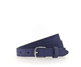 Tamaris Lederg&uuml;rtel TAMARIS, Damen, Gr. 11,5, blau, Rindsleder, unifarben, G&uuml;rtel Lederg&uuml;rtel, weiches Veloursleder