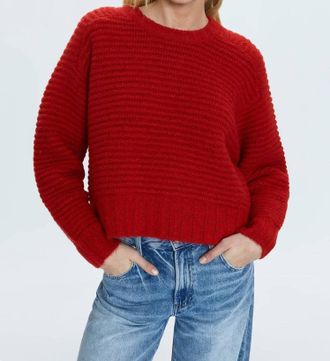 Pistola Denim Adina Every Day Sweater In Rouge