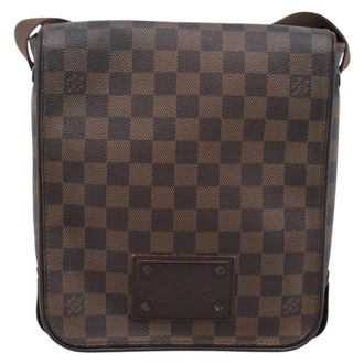 Louis Vuitton Brooklyn Damier Brown Canvas Handbag (Pre-Owned)