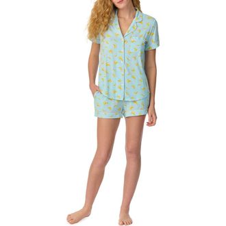 Kate Spade New York print short pajamas in Blue Multi at Nordstrom, Size X-Small
