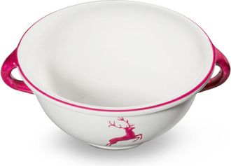 Gmundner Keramik Gmundner Cer&aacute;mica Rojo Burdeos. Ciervo, Weitling (&oslash; 25cm)