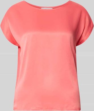 More & More More & More T-Shirt aus Viskose-Elasthan-Mix mit Rundhalsausschnitt in Pink, Gr&ouml;&szlig;e 34
