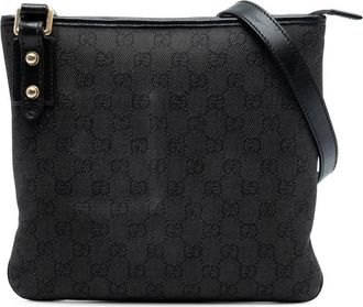 Gucci Pre-owned Gucci GG Denim Crossbody Unisex 239347 001013