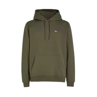 Tommy Jeans Casual Hoodie Sweatshirt - Heren - Sweatshirts & Hoodies - Groen - Maat: XS
